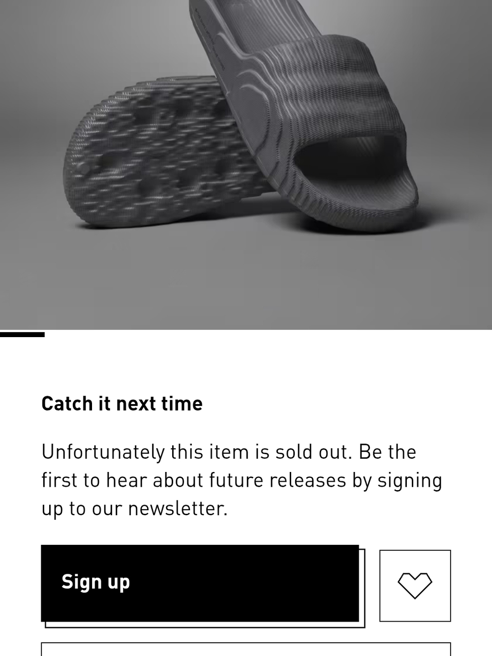adidas Kids Black Textured Slide Sandals - Picture 8 of 8